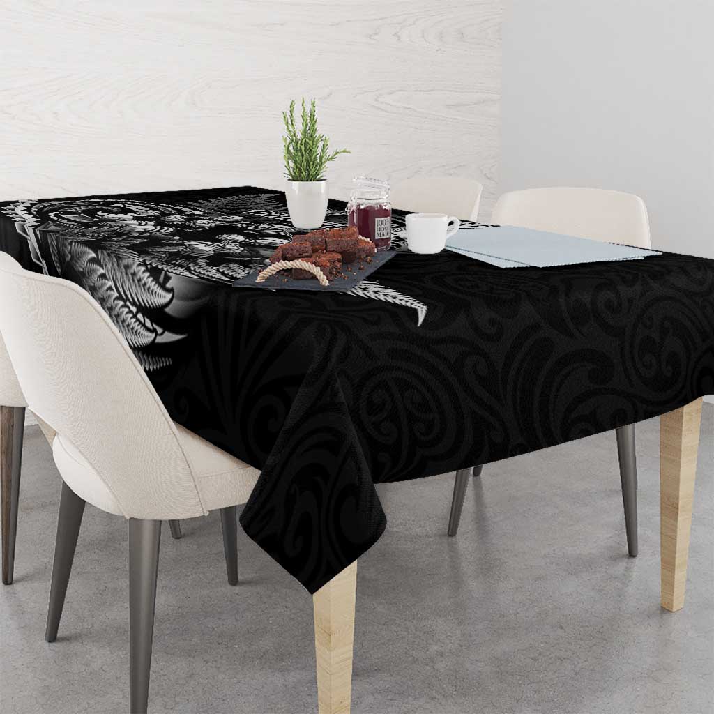 All Black Brothers Rugby Tablecloth New Zealand Maori Haka DT02 - Polynesian Pride