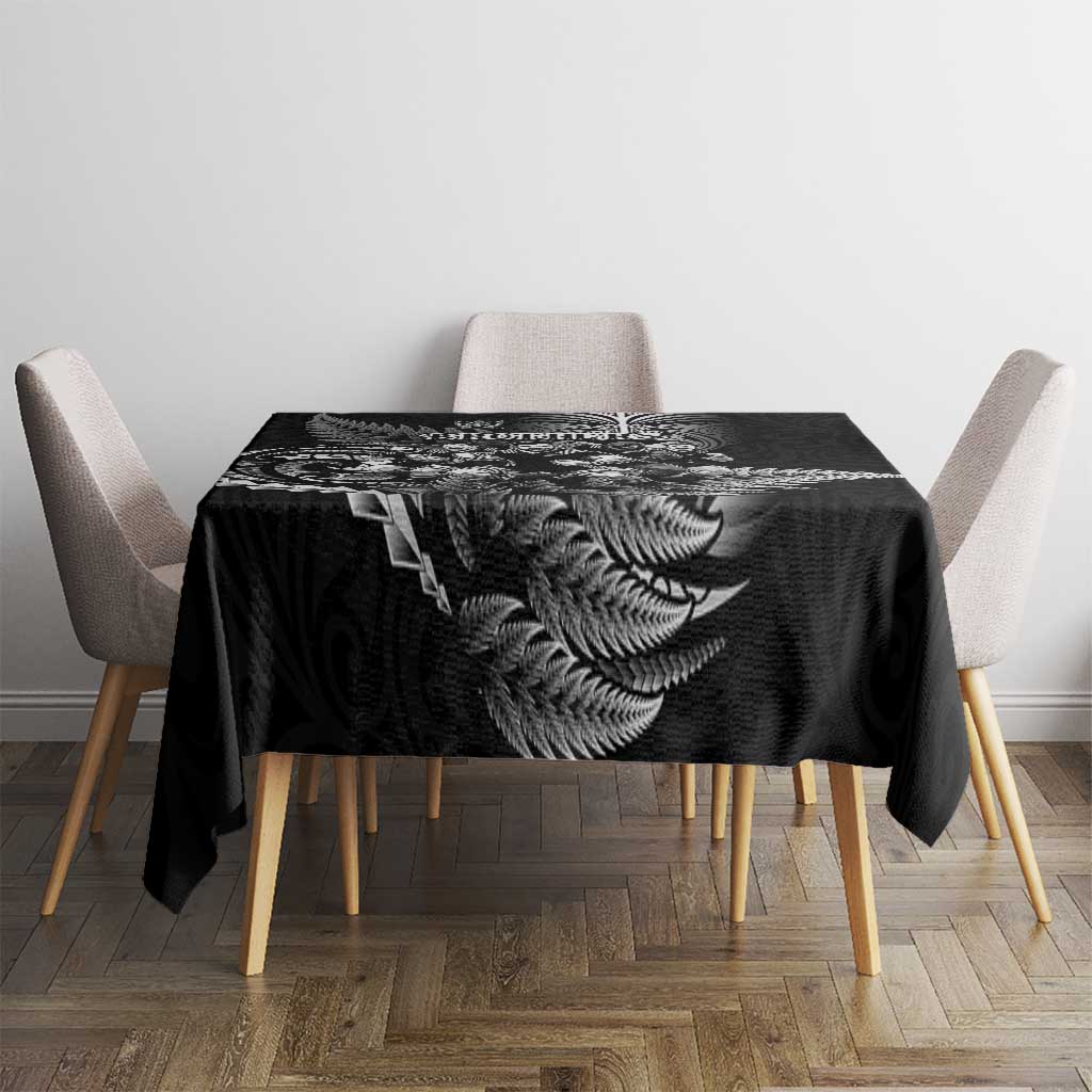 All Black Brothers Rugby Tablecloth New Zealand Maori Haka DT02 - Polynesian Pride