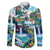 Wailua Falls Hawaii Family Matching Off The Shoulder Long Sleeve Dress and Hawaiian Shirt Kauai Natural Beauty