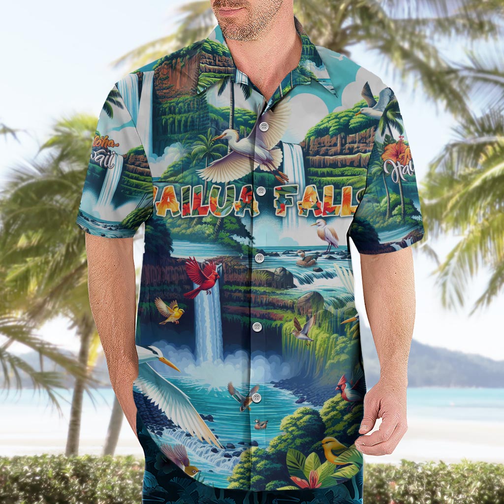 Wailua Falls Hawaii Hawaiian Shirt Kauai Natural Beauty DT02 - Polynesian Pride