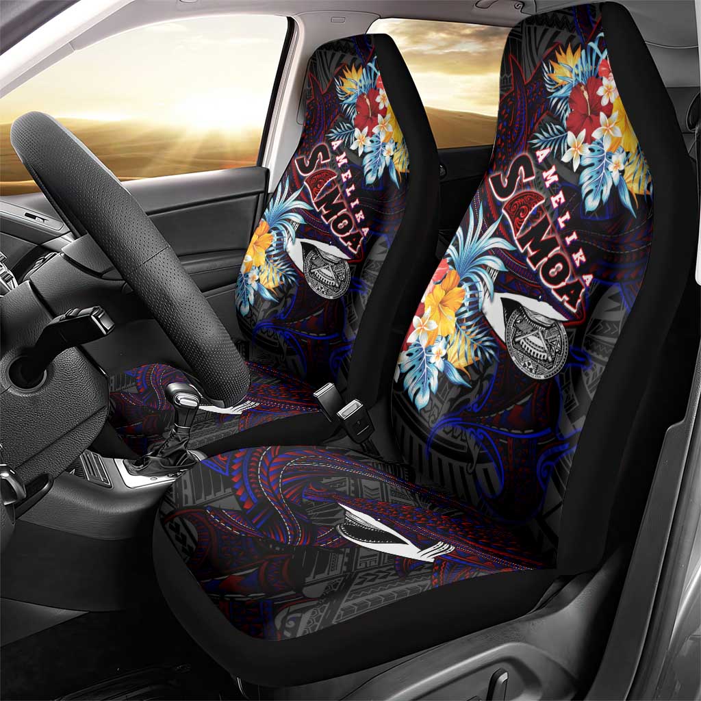 Amelika Samoa Sharks Polynesia Car Seat Cover American Samoa