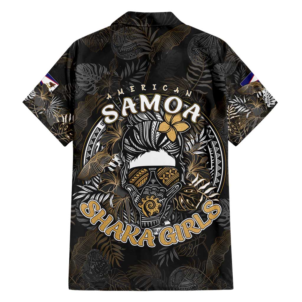 Personalized Shaka Girls America Samoa Family Matching Short Sleeve Bodycon Dress and Hawaiian Shirt Tropical Flowers Vintage DT02 - Polynesian Pride