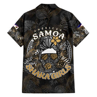 Personalized Shaka Girls America Samoa Family Matching Summer Maxi Dress and Hawaiian Shirt Tropical Flowers Vintage DT02 - Polynesian Pride