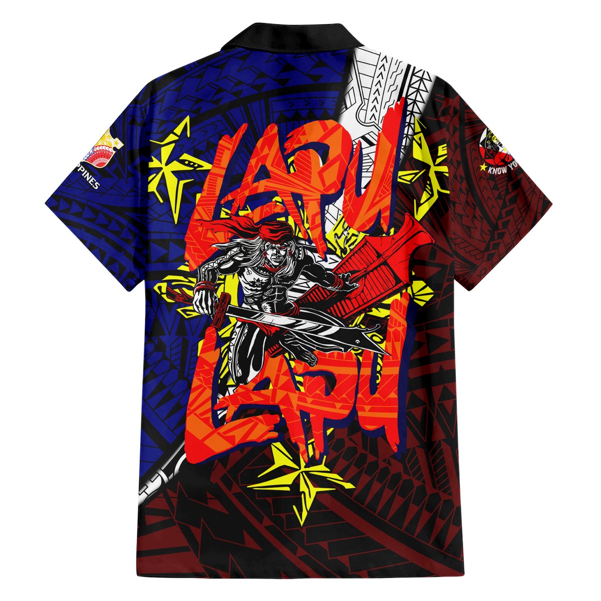 Philippines Lapu Lapu Hawaiian Shirt Chief Filipino Tattoo DT02 - Polynesian Pride
