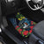 New Zealand Tui Bird Car Mats Maori Koru Mix Pohutukawa