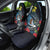 New Zealand Tui Bird Car Seat Cover Maori Koru Mix Pohutukawa