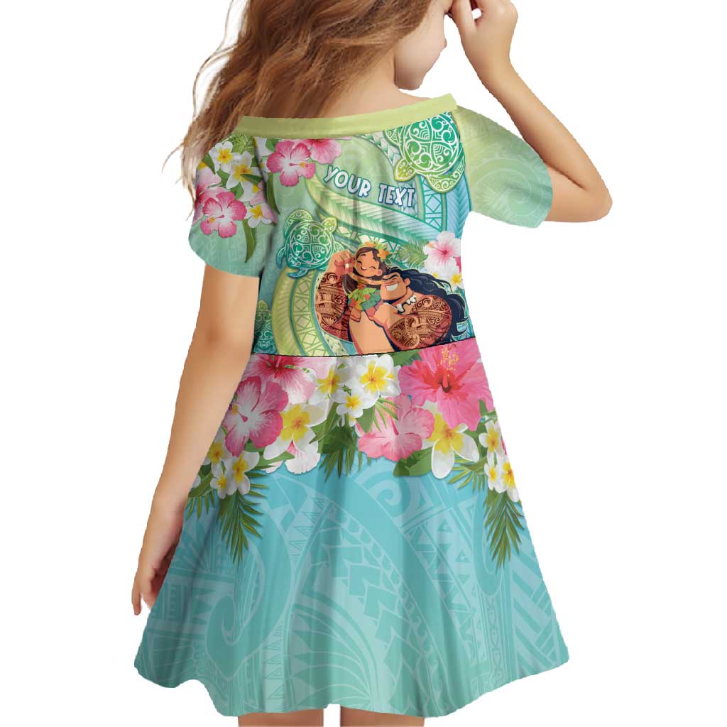 Personalised Hawaii Father's Day Family Matching Tank Maxi Dress and Hawaiian Shirt Happy Father And Child DT04 - Polynesian Pride
