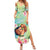 Personalised Hawaii Father's Day Summer Maxi Dress Happy Father And Child