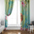 Hawaii Father's Day Window Curtain Happy Father And Child