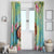 Hawaii Father's Day Window Curtain Happy Father And Child
