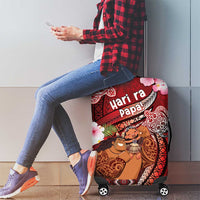 New Zealand Father's Day Luggage Cover Happy Father And Child