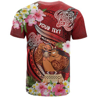 Personalised New Zealand Father's Day T Shirt Happy Father And Child