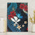 Hawaii Butterfly Canvas Wall Art Kanaka Maoli Mix Hibiscus