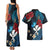 Hawaii Butterfly Couples Matching Tank Maxi Dress and Hawaiian Shirt Kanaka Maoli Mix Hibiscus