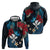 Hawaii Butterfly Hoodie Kanaka Maoli Mix Hibiscus