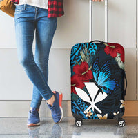 Hawaii Butterfly Luggage Cover Kanaka Maoli Mix Hibiscus DT04 - Polynesian Pride