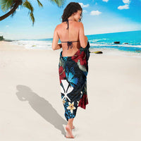 Hawaii Butterfly Sarong Kanaka Maoli Mix Hibiscus