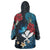 Hawaii Butterfly Wearable Blanket Hoodie Kanaka Maoli Mix Hibiscus
