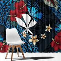 Hawaii Butterfly Window Curtain Kanaka Maoli Mix Hibiscus DT04 - Polynesian Pride