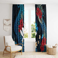 Hawaii Butterfly Window Curtain Kanaka Maoli Mix Hibiscus DT04 - Polynesian Pride