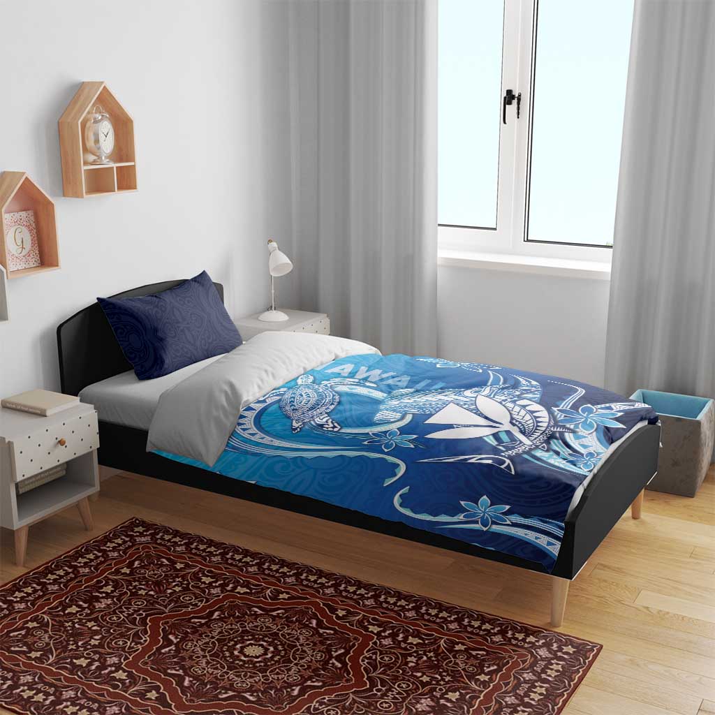 Hawaii Bedding Set Turtle With Hammerhead Shark Oceanic
