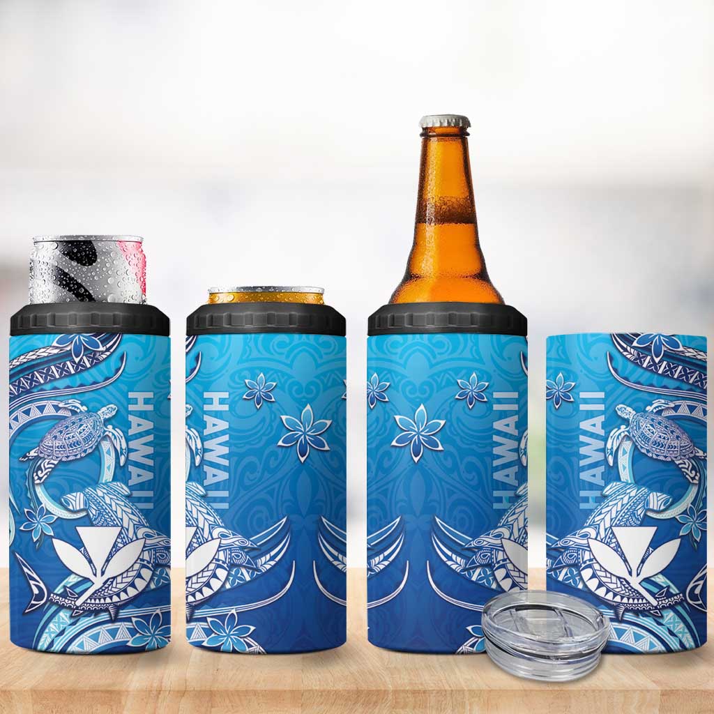 Hawaii 4 in 1 Can Cooler Tumbler Turtle With Hammerhead Shark Oceanic DT04 - Polynesian Pride