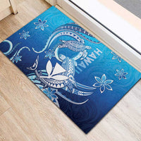 Hawaii Rubber Doormat Turtle With Hammerhead Shark Oceanic