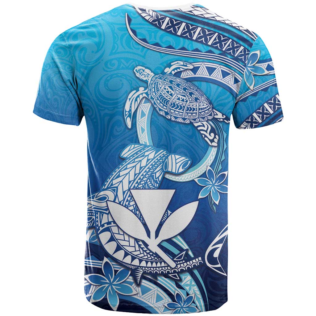Hawaii T Shirt Turtle With Hammerhead Shark Oceanic