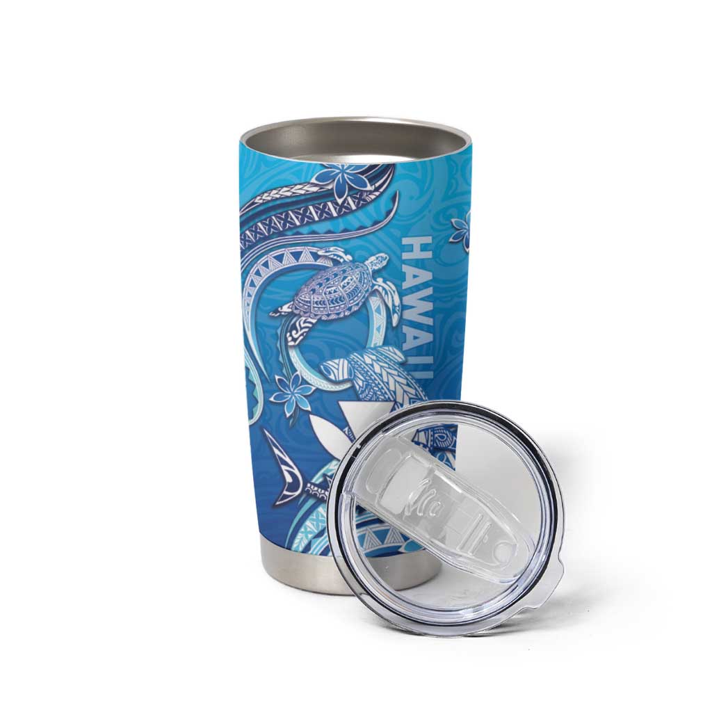 Hawaii Tumbler Cup Turtle With Hammerhead Shark Oceanic