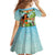 Hawaii Lei Day Family Matching Tank Maxi Dress and Hawaiian Shirt Hula Girl With Tropical Forest