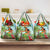 Hawaii Lei Day Grocery Bag Hula Girl With Tropical Forest