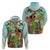 Hawaii Lei Day Hoodie Hula Girl With Tropical Forest