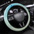Hawaii Lei Day Steering Wheel Cover Hula Girl With Tropical Forest