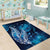 New Zealand Matariki Area Rug Maori Koru Mix Silver Fern