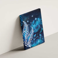New Zealand Matariki Canvas Wall Art Maori Koru Mix Silver Fern DT04 - Polynesian Pride