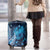 New Zealand Matariki Luggage Cover Maori Koru Mix Silver Fern