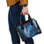 New Zealand Matariki Shoulder Handbag Maori Koru Mix Silver Fern
