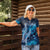New Zealand Matariki Women Polo Shirt Maori Koru Mix Silver Fern