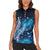 New Zealand Matariki Women Sleeveless Polo Shirt Maori Koru Mix Silver Fern