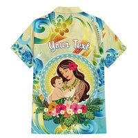 Personalised Hawaii Mother's Day Family Matching Mermaid Dress and Hawaiian Shirt I Love You Mom DT04 - Polynesian Pride