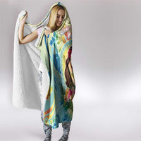 Hawaii Mother's Day Hooded Blanket I Love You Mom