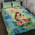 Hawaii Mother's Day Quilt Bed Set I Love You Mom