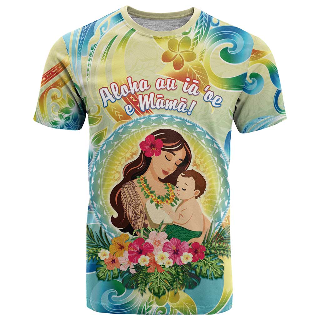 Personalised Hawaii Mother's Day T Shirt I Love You Mom