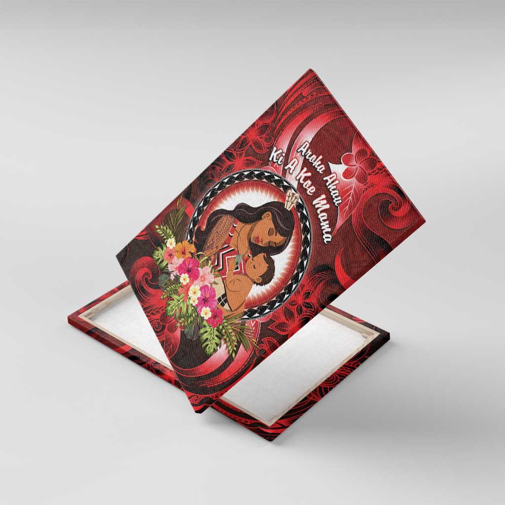 New Zealand Mother's Day Canvas Wall Art I Love You Mom