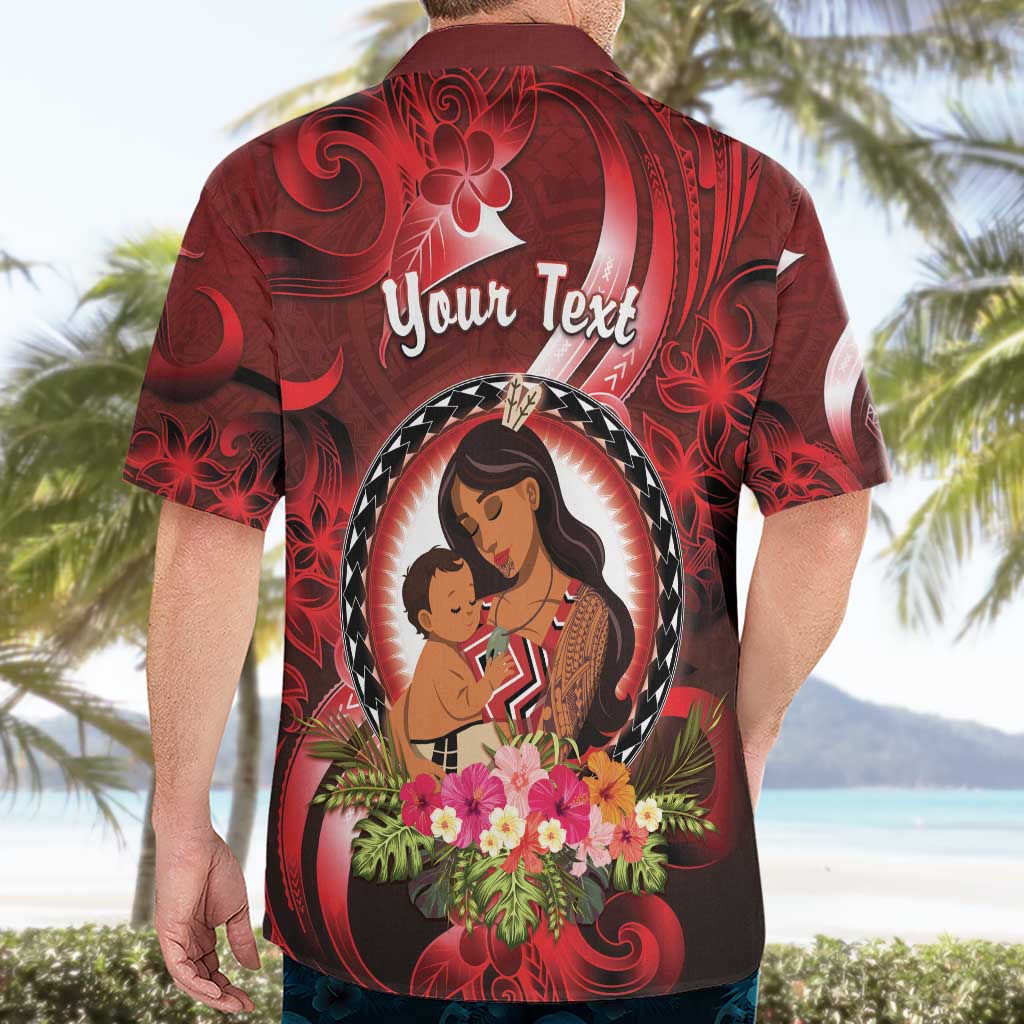 Personalised New Zealand Mother's Day Hawaiian Shirt I Love You Mom DT04 - Polynesian Pride