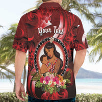 Personalised New Zealand Mother's Day Hawaiian Shirt I Love You Mom DT04 - Polynesian Pride
