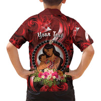 Personalised New Zealand Mother's Day Hawaiian Shirt I Love You Mom DT04 - Polynesian Pride