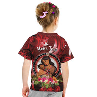 Personalised New Zealand Mother's Day Kid T Shirt I Love You Mom