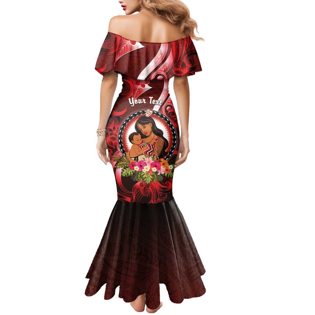 Personalised New Zealand Mother's Day Mermaid Dress I Love You Mom