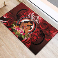 New Zealand Mother's Day Rubber Doormat I Love You Mom